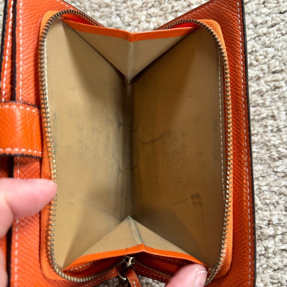 Les Tanneries du Puy Orange Leather Wallet​ - Picture 7 of 7